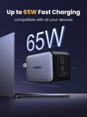 UGREEN 65W GaN 3-Port USB C Fast Charger - Image 2