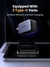 UGREEN 65W GaN 3-Port USB C Fast Charger - Image 4