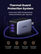 UGREEN 65W GaN 3-Port USB C Fast Charger - Image 8