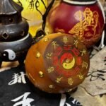 Taoist Nine-Day Wooden Drum Ornament