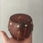 Taoist Nine-Day Wooden Drum Ornament