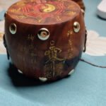 Taoist Nine-Day Wooden Drum Ornament