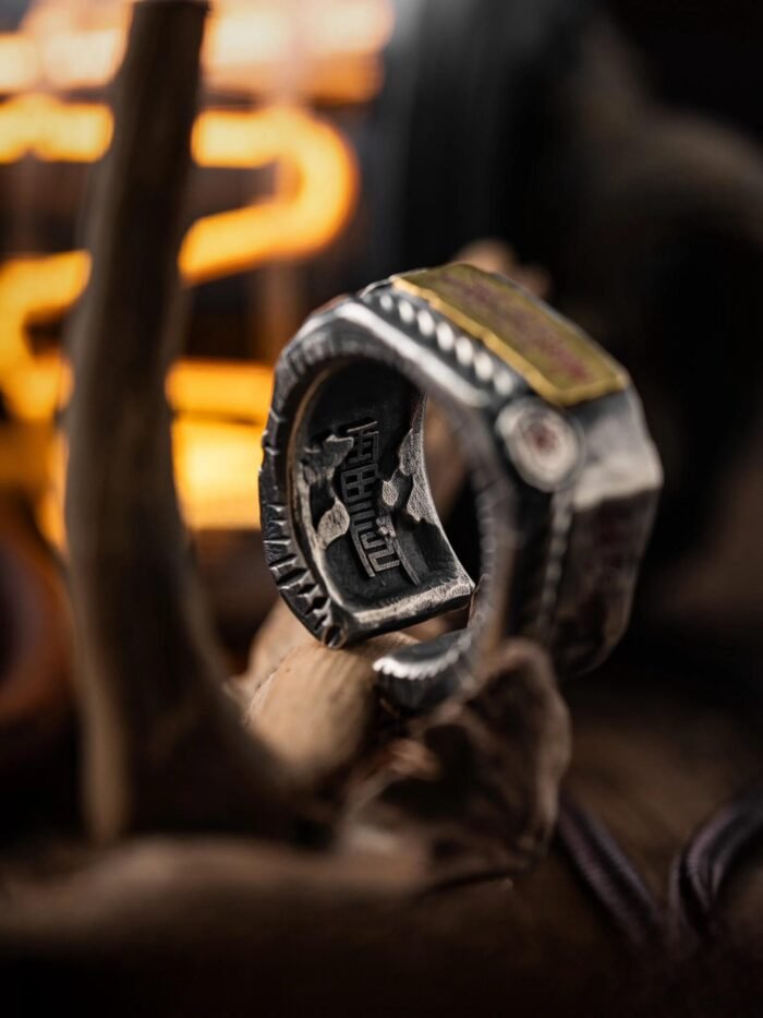 Hand-Consecrated Taoist Sacred Spell Talisman Open Ring for Feng Shui Protection & Blessing
