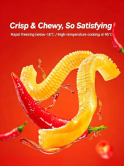Weilong Konjac Snacks + Spicy Wheat Gluten - 图片 2