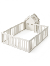 Beiestate Baby Playpen with Play Mat