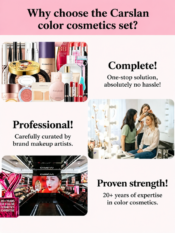 Carslan Makeup Cosmetic Set - 图片 9
