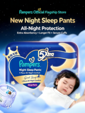 Pampers Overnight Night Pants - 图片 2