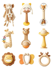 Toy Set for Babies Ages 0-6