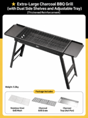 Explorer Folding Outdoor BBQ Grill - Image 2