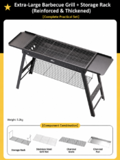 Explorer Folding Outdoor BBQ Grill - Image 4
