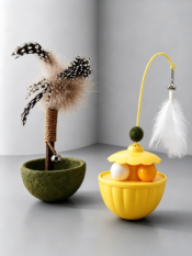 Catnip Feather Tumbler Cat Toy - Image 4
