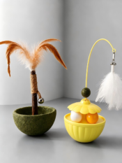 Catnip Feather Tumbler Cat Toy - Image 5