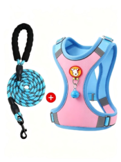 Vest-Style Pet Dog Harness & Leash Set - 图片 6