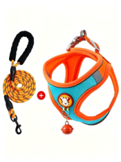 Vest-Style Pet Dog Harness & Leash Set - 图片 10