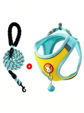 Vest-Style Pet Dog Harness & Leash Set - 图片 7
